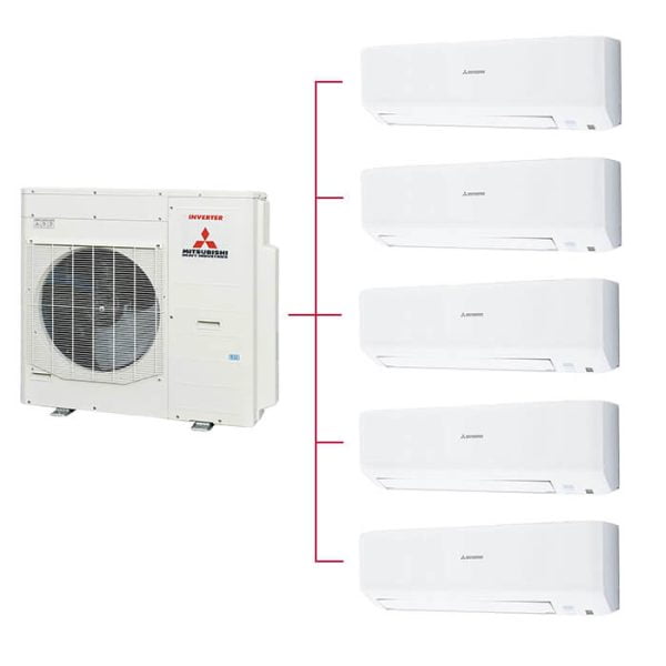 Mitsubishi Multi Klima 5li (5 Oda) 5x9000 Btu