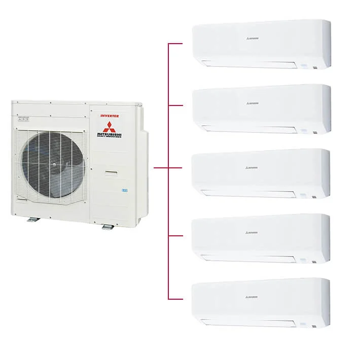 Mitsubishi Multi Klima 5li (5 Oda) 5x9000 Btu