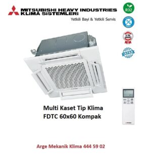 Mitsubishi Multi Klima Kaset Tip İç Ünite FDTC50VH1 18000 Btu