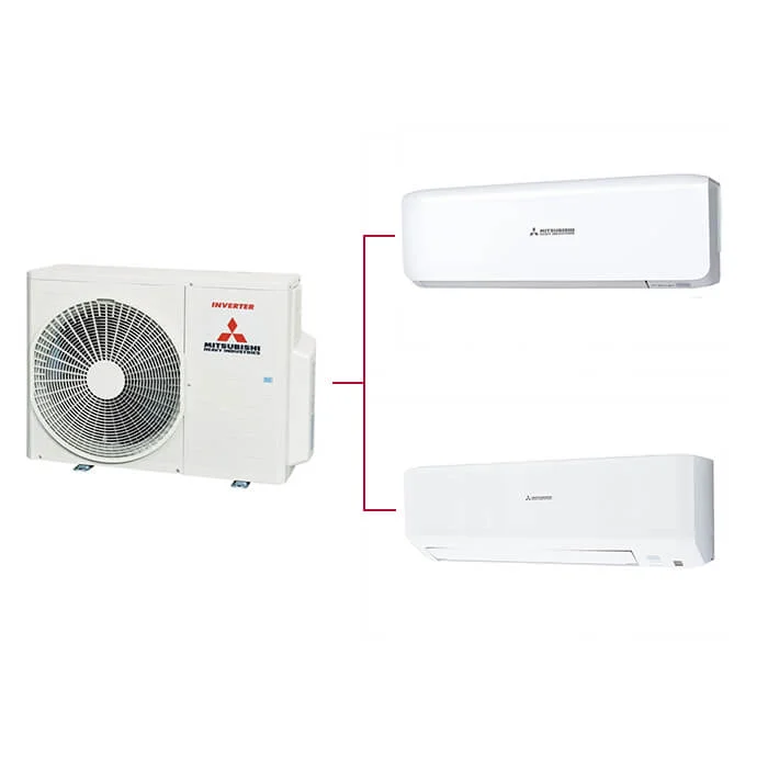 Mitsubishi Multi Klima 2li (2 Oda) 9000 Btu+18000 Btu