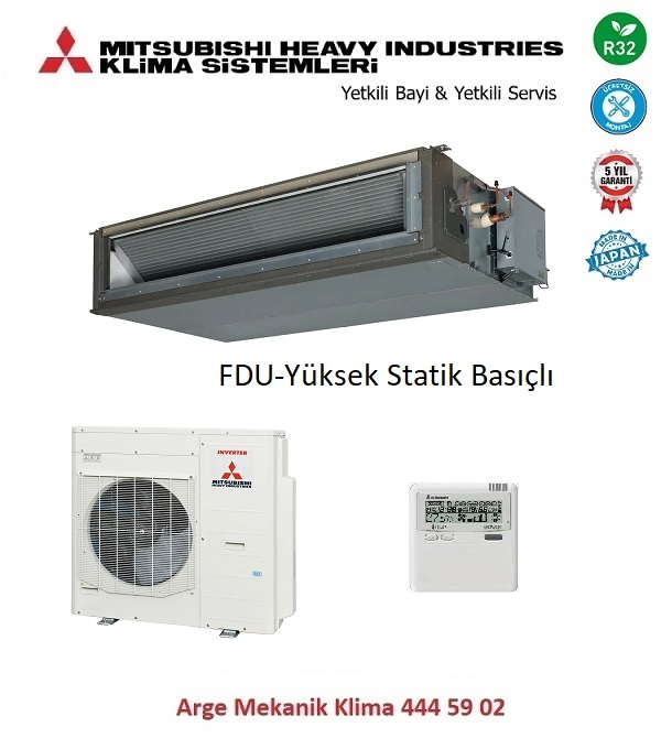Mitsubishi Kanal Tipi Klima FDU200VSA (YSB) 76500 Btu