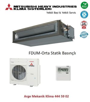 Mitsubishi Kanal Tipi Klima FDUM140VNA (OSB) 48000 Btu