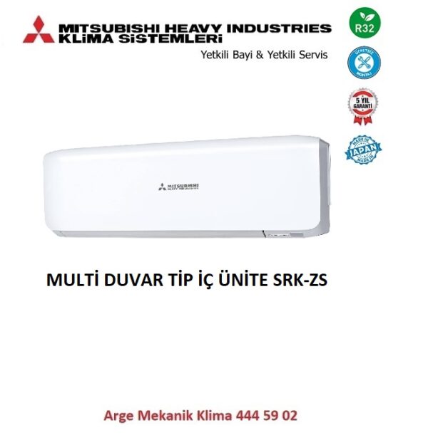 Mitsubishi Multi Klima Duvar Tip İç Ünite SRK35ZS-W 12000 Btu