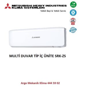 Mitsubishi Multi Klima Duvar Tip İç Ünite SRK25ZS-W 9000 Btu