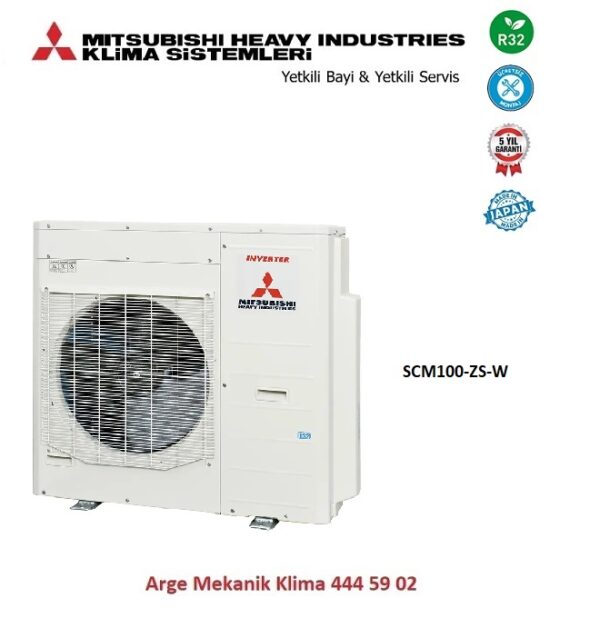 Mitsubishi Multi Klima Dış Ünite SCM100 Max Soğ 39238 Btu