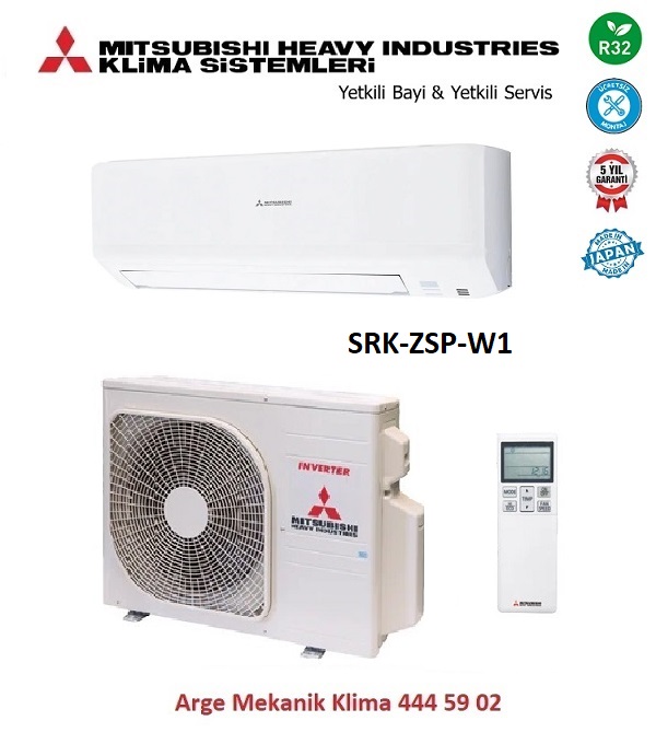 Mitsubishi SRK25ZSP-W1 9000 Btu Trend Serisi Klima A++