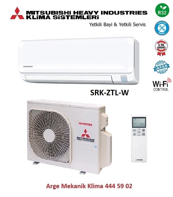 Mitsubishi SRK63ZTL-W 22000 Btu Plus Serisi Klima A++