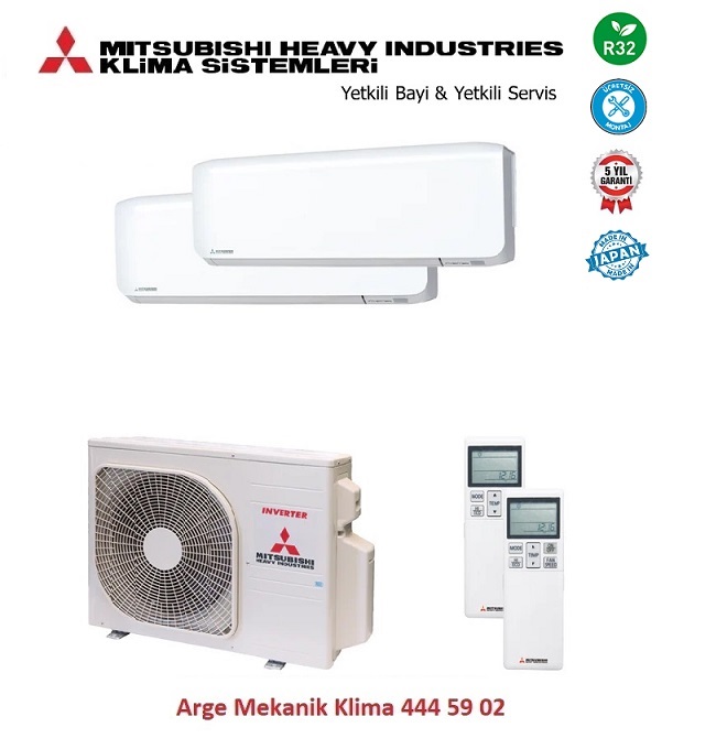 Mitsubishi Multi Klima Premium 2li (2 Oda)12000 Btu+18000 Btu