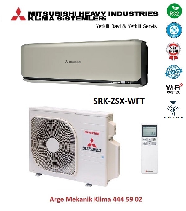 Mitsubishi SRK35ZSX-WFT 12000 Btu Diamond Titanyum A+++