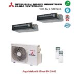Mitsubishi Multi Kanallı Klima 2li (2 Oda) 18000 Btu+18000 Btu