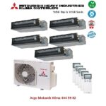 Mitsubishi Multi Kanallı Klima 5li (5Oda) 5x12000 Btu