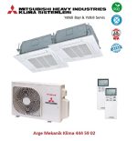 Mitsubishi Multi Kaset Klima 2li (2 Oda) 9000 Btu+18000 Btu