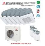 Mitsubishi Multi Kaset Klima 5li (5Oda) 5x9000 Btu
