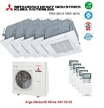 Mitsubishi Multi Kaset Klima 5li (5Oda) 5x12000 Btu